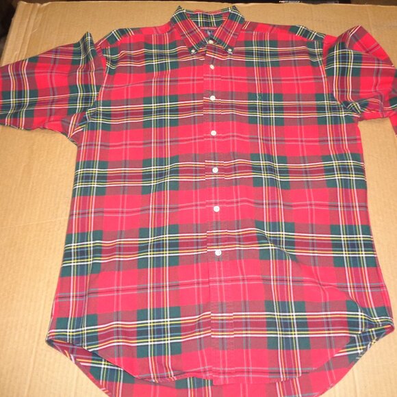 Ralph Lauren Polo Other - Polo Ralph Lauren Mens Plaid Shirt Medium Preppy Long Sleeve